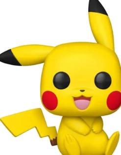 pokémon: pikachu (sitting) 25cm - funko pop! 1268 jumbo