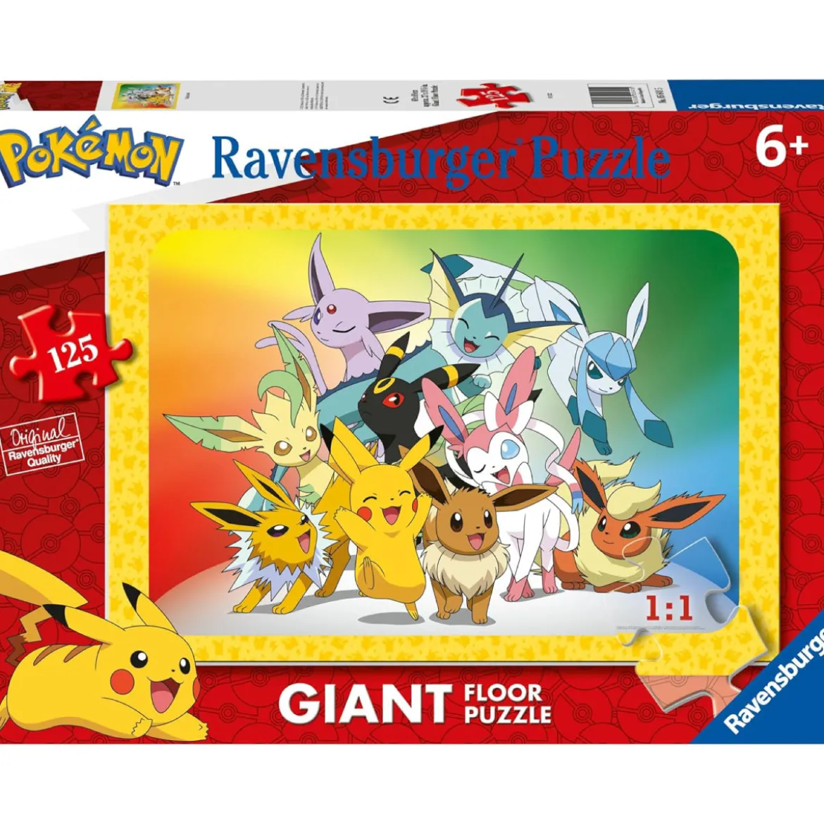 pokémon - puzzle 125 pezzi pavimento