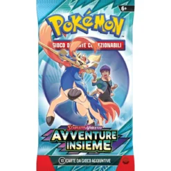 pokémon scarlatto e violetto avventure insieme - bustina singola 10 carte (ita)