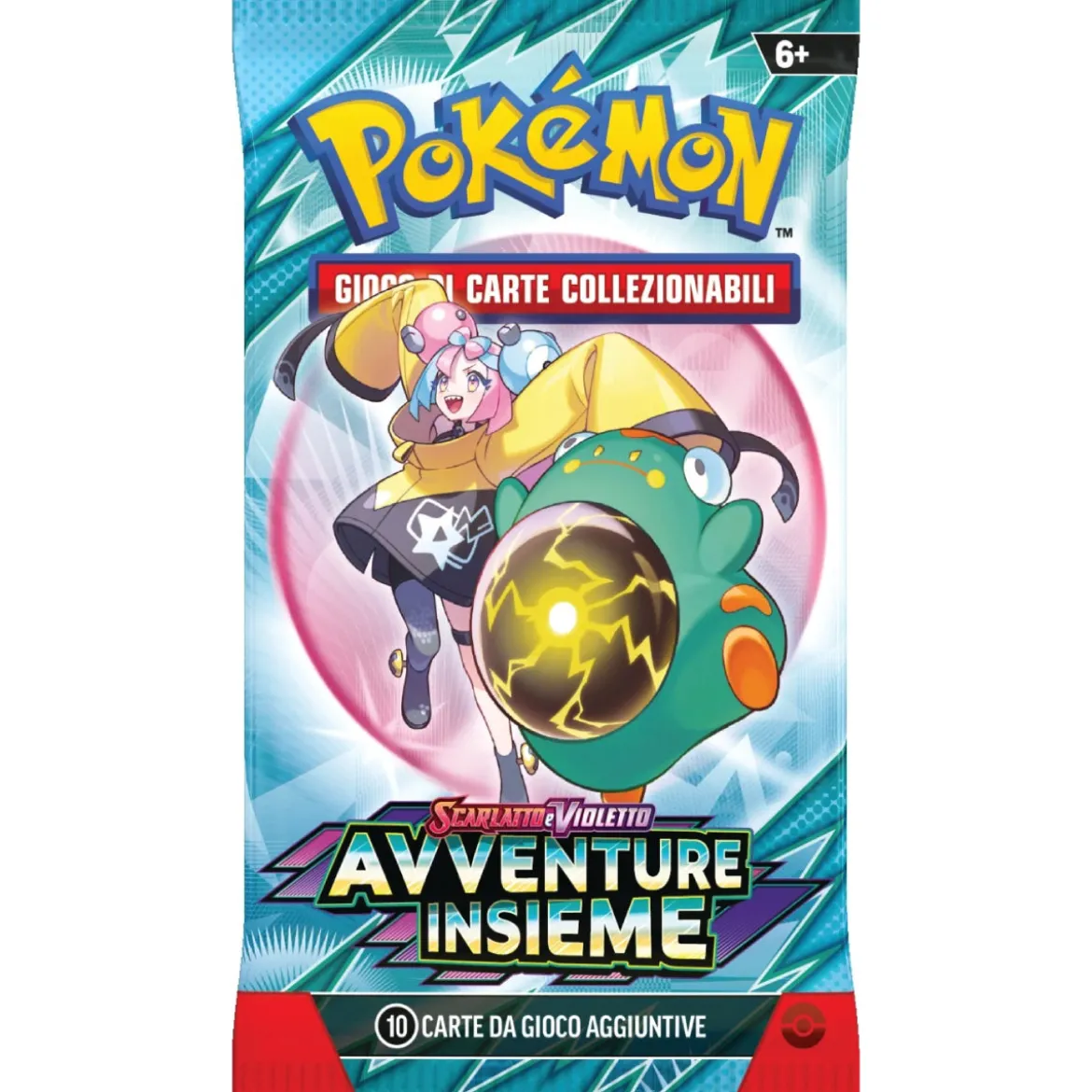 pokémon scarlatto e violetto avventure insieme - bustina singola 10 carte (ita)