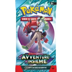 pokémon scarlatto e violetto avventure insieme - bustina singola 10 carte (ita)