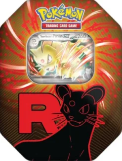 pokémon scarlatto e violetto - rivali predestinati: team rocket - tin da collezione - persian-ex (ita)