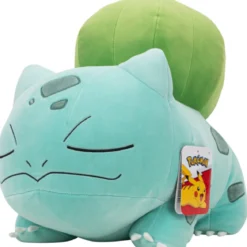 pokémon - sleeping bulbasaur - peluche 45cm