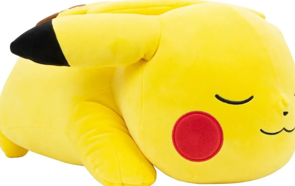 pokémon - sleeping pikachu - peluche 45cm