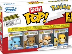 pokémon: squirtle 4 pack 3cm - funko pop bitty