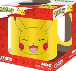 pokémon - tazza 460ml - pikachu face