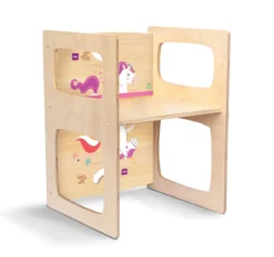 poltrona montessori in legno - principesse