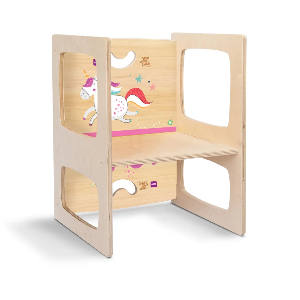poltrona montessori in legno - principesse