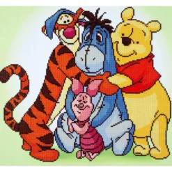 pooh and friends - diamond dotz cd854300210 47x42cm