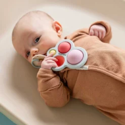 pop-it toy in silicone rosa
