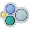 pop-it toy in silicone verde