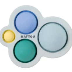 pop-it toy in silicone verde