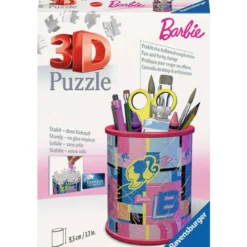 portapenne barbie - puzzle 3d