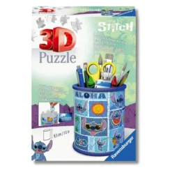 portapenne stitch - puzzle 3d
