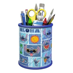 portapenne stitch - puzzle 3d