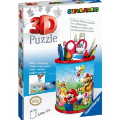 portapenne supermario - puzzle 3d