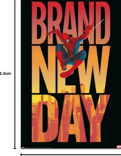 poster marvel - spiderman brand new day 61x91,5 cm