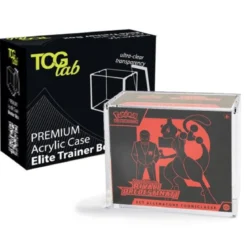 premium case protettivo per pokemon etb magnetico in plexiglass