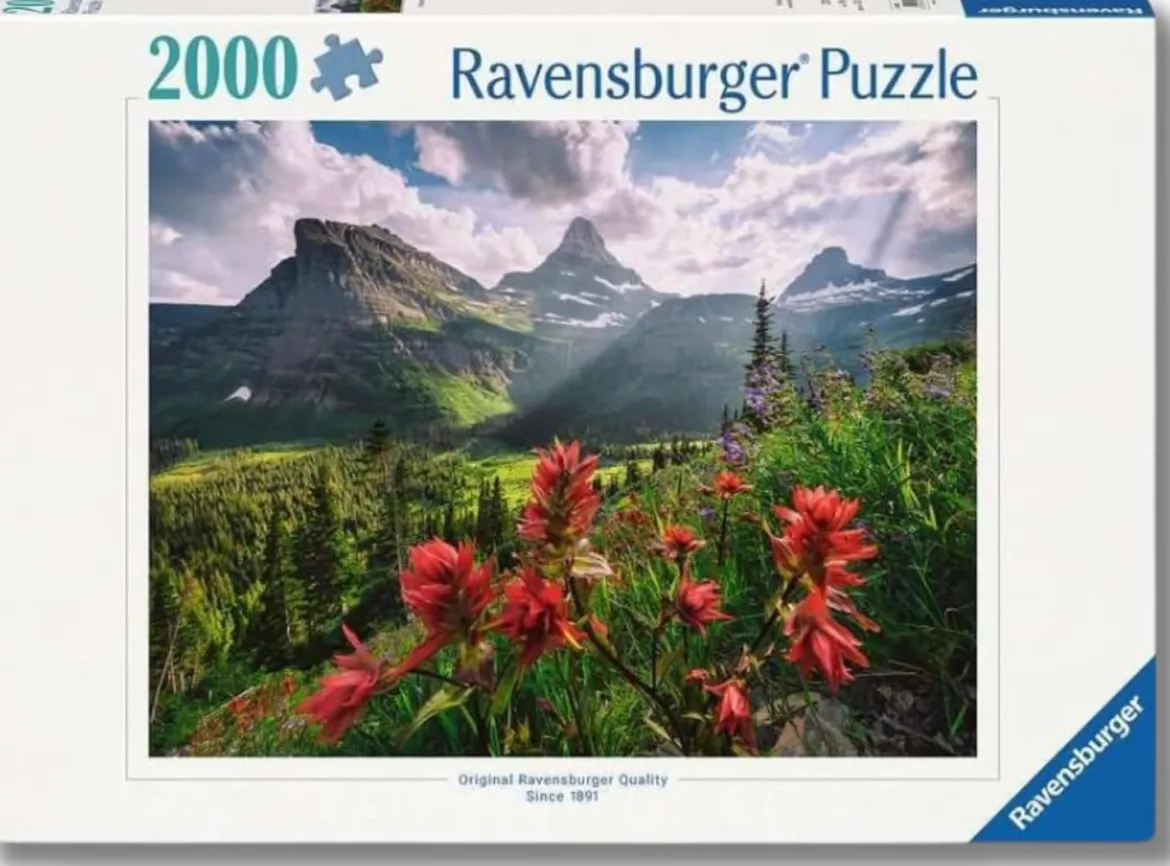 pristine mountains - puzzle 2000 pezzi