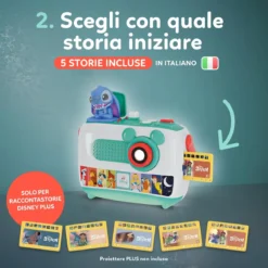 proiettore raccontastorie disney classic - le storie di stitch