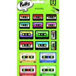 puffy stereo - adesivi morbidi in rilievo