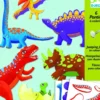 pupazzi da colorare e animare - 6 dinosauri