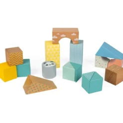 pure - carrello da trainare con cubi in legno