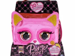 purse pet - borsetta interattiva rosa metallico