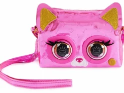 purse pet - borsetta interattiva rosa metallico