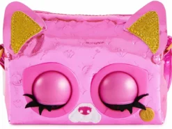 purse pet - borsetta interattiva rosa metallico