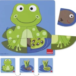 puzzle 3 livelli rana