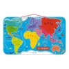 puzzle magnetico del mondo 92 pezzi in legno