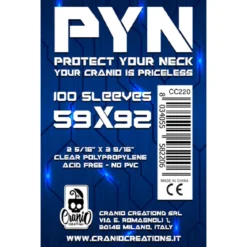 pyn 59x92 - confezione da 100 bustine protettive