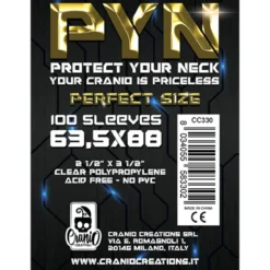 pyn 63,5x88 perfect size - confezione da 100 bustine protettive