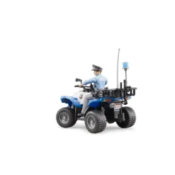 quad polizia con personaggio e accessori