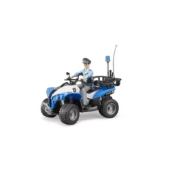 quad polizia con personaggio e accessori