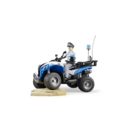 quad polizia con personaggio e accessori
