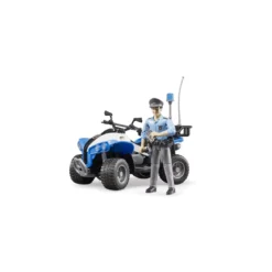 quad polizia con personaggio e accessori