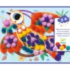 quadri collage con pompon - soft birds