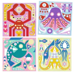 quadri con sabbia fosforescente - sea lights