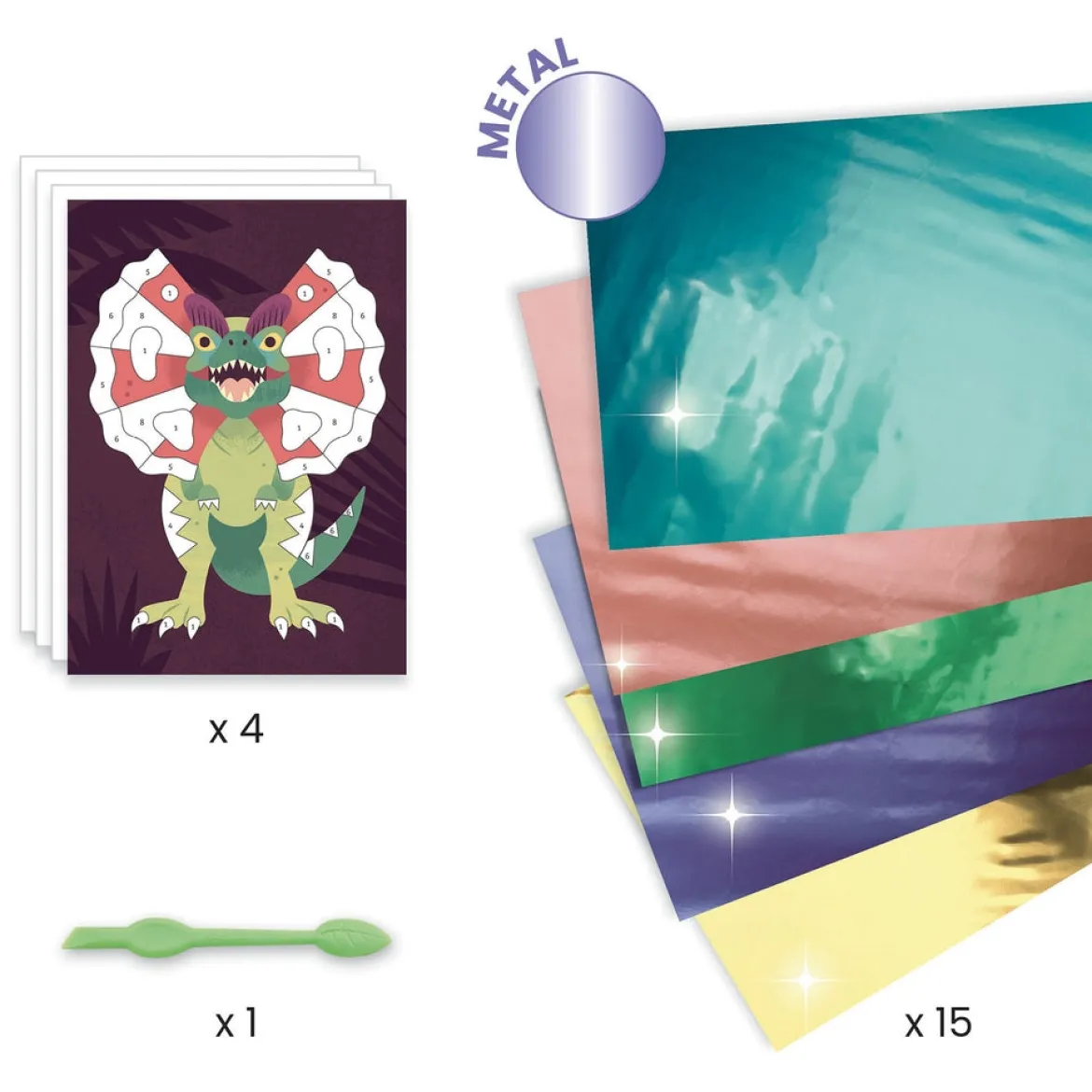quadri da metallizzare - dinosauri