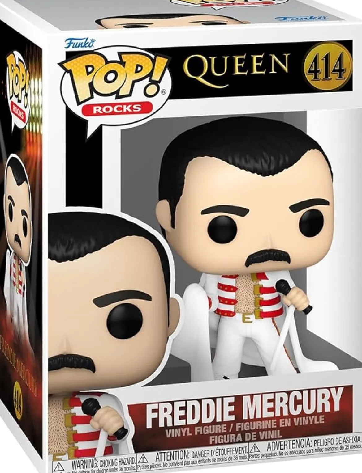 queen - freddie mercury 9cm - funko pop! 414