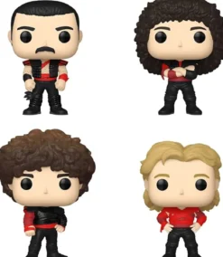 queen - radio gaga 4-pack 9cm - funko pop! 375