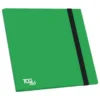 raccoglitore a 12 tasche (480 carte) - verde
