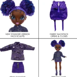 rainbow high - junior high special edition - krystal bailey - fashion doll 25cm