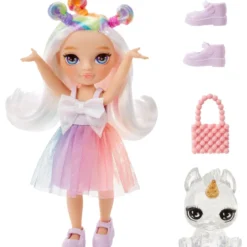 rainbow high littles - opal raine - fashion doll 15cm