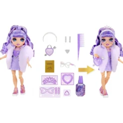 rainbow high - violet willow - creative crystals fashion doll 28cm