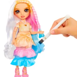 rainbow high - watercolor & create - brown eyes - fashion doll 28cm