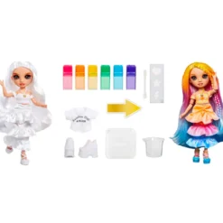 rainbow high - watercolor & create - brown eyes - fashion doll 28cm