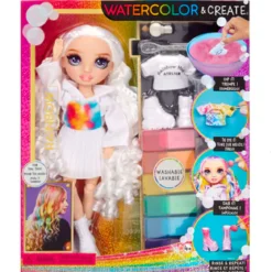 rainbow high - watercolor & create - purple eyes - fashion doll 28cm